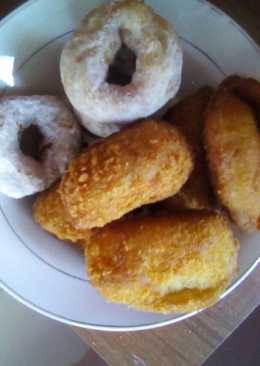 Donat dan roti goreng simpel kriuk2 tanpa telur