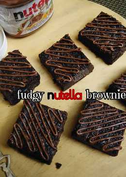 Fudgy Nutella Brownies