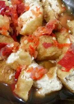Tahu gejrot pedas enak dan simple