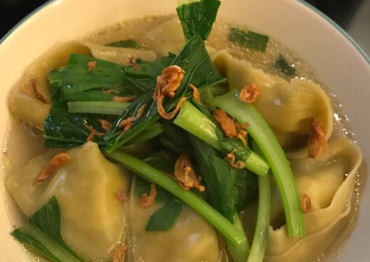 resep Wonton Soup ala Mamaluna