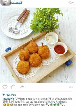 kaki naga ( ikan dan udang )