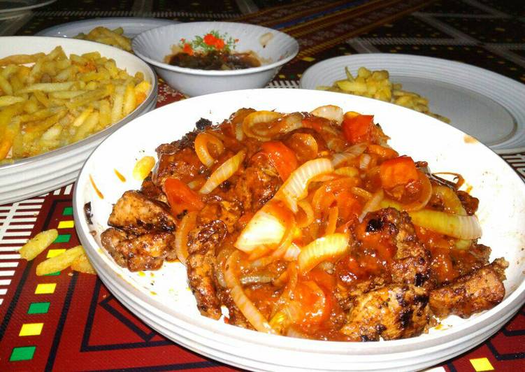 resep masakan Barbecue Daging Sapi Saus Keju