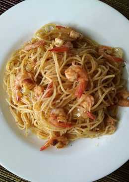 Spaghetti Udang Lada Hitam (#PR_OlahanUdang)