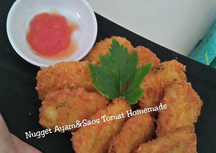 gambar untuk cara membuat Nugget Ayam&Saos Tomat Homemade