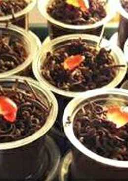 Puding Roti Tawar Black Forest