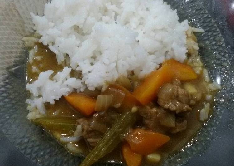 gambar untuk resep makanan Kari Jepang (Japanese curry)