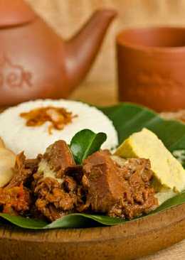 Gudeg & opor tahu telur praktis