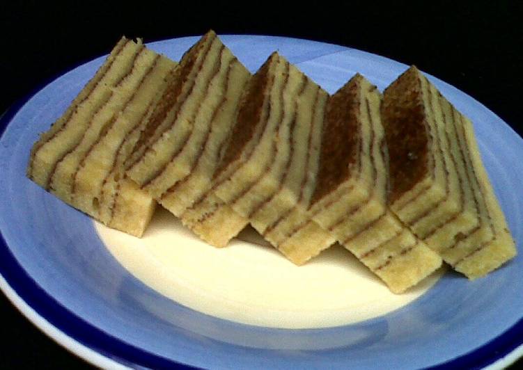 resep Lapis Legit Kukus (irit telur)