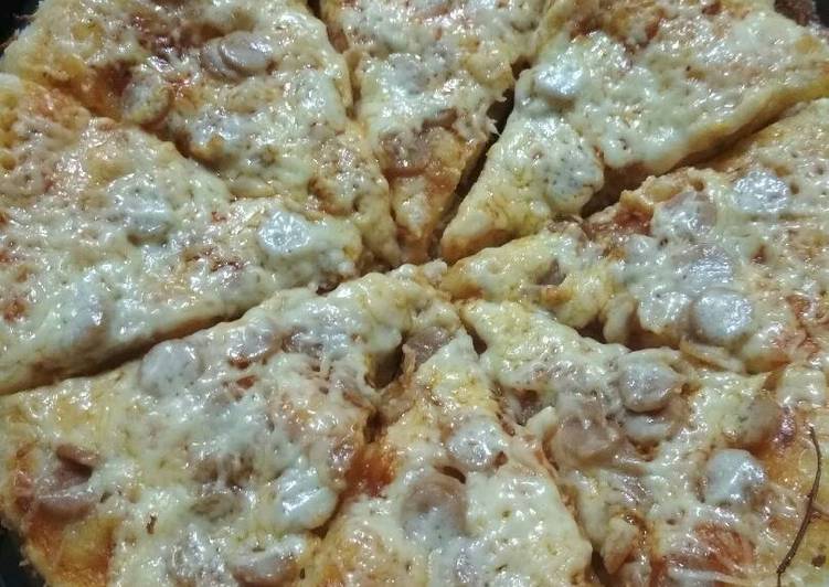 gambar untuk resep Pizza teflon empuk tanpa telur