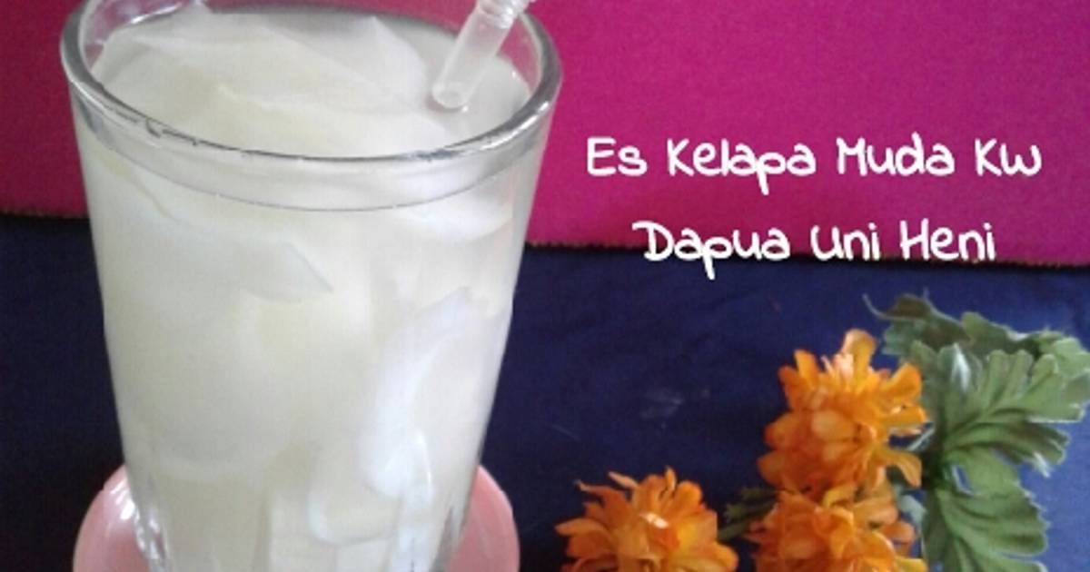 13 resep es kelapa muda buat bisnis enak dan sederhana