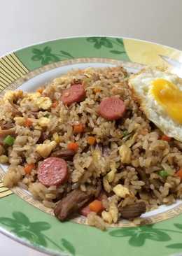 Nasi Goreng Terasi Bebek Sosis