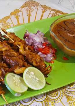 Sate jamur tiram sederhana