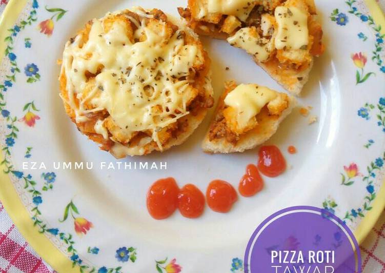 resep lengkap untuk Pizza roti tawar ??