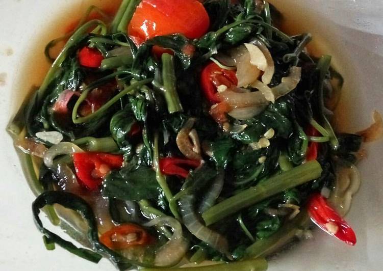 Resep Ca kangkung teriaki By Wilda Al-Aluf Aleena