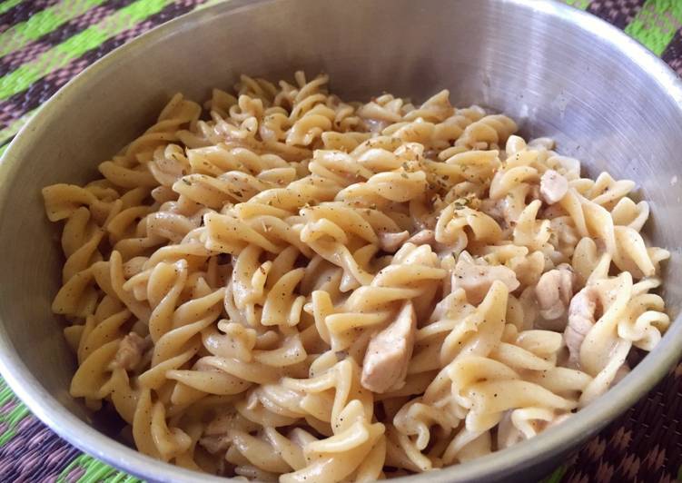 resep masakan Simply Fusili Carbonara