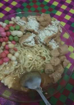 Mie telur mix