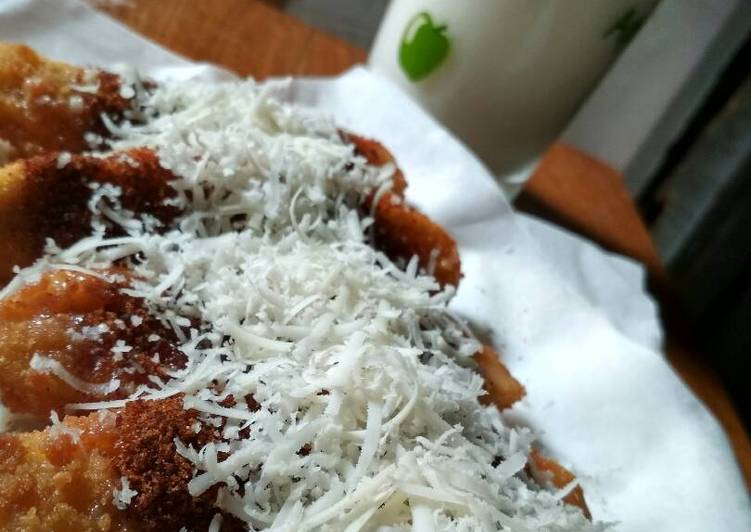 resep Pisang crispy palm sugar cheeses