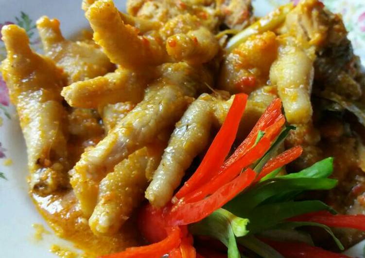 gambar untuk resep makanan Ceker Pedas Bumbu Seblak