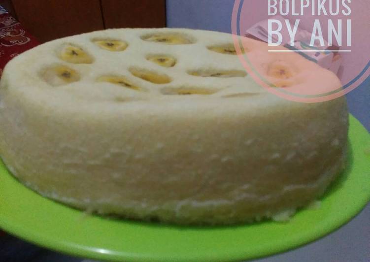 cara membuat Bolu pisang kukus menul