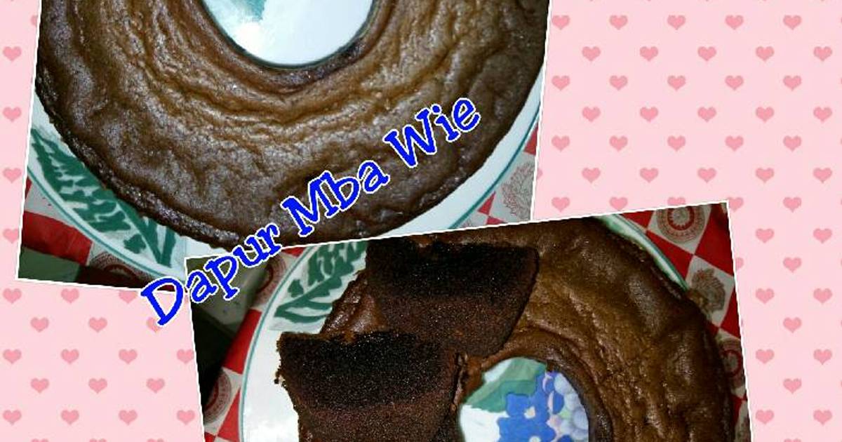 Resep Brownis panggang ketan hitam