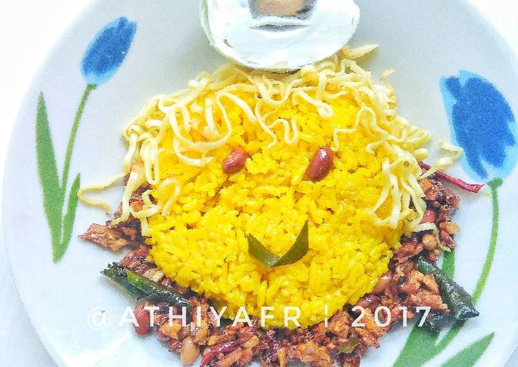 resep masakan Nasi Kuning Praktis (magic com)