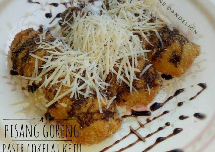 gambar untuk resep Pisang Goreng Pasir Renyah Coklat Keju #Dandelion