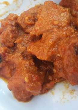 Sate daging sapi goreng