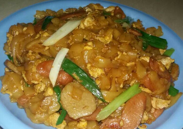 resep lengkap untuk Kwetiau goreng