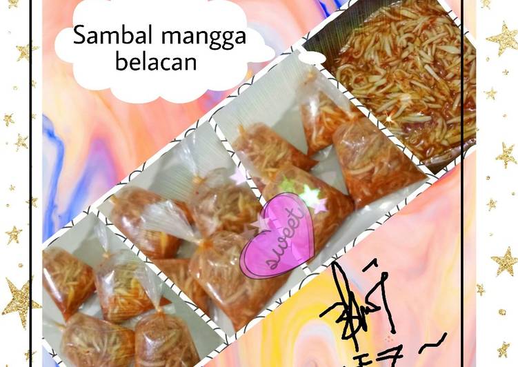 Resep Sambal mangga belacan gurih Kiriman dari Elly Zola