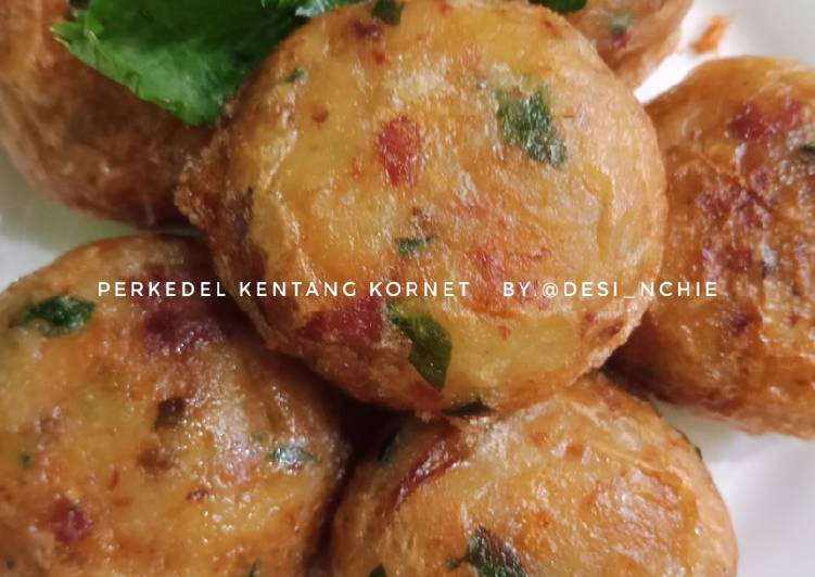 resep makanan Perkedel Kentang Kornet