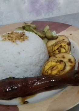 Nasi hainam ayam (magiccom)