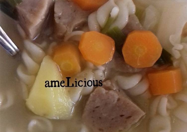 Resep Sup Makaroni Karya ameLicious ?