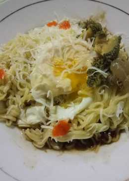 Mie goreng babat & telur lumer