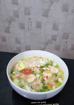 Sayur gambas /oyong udang bawang putih