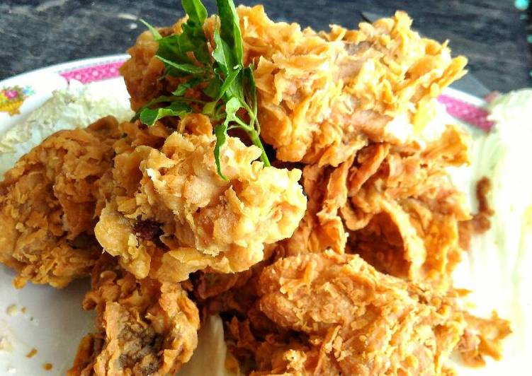 cara membuat Ayam goreng kfc