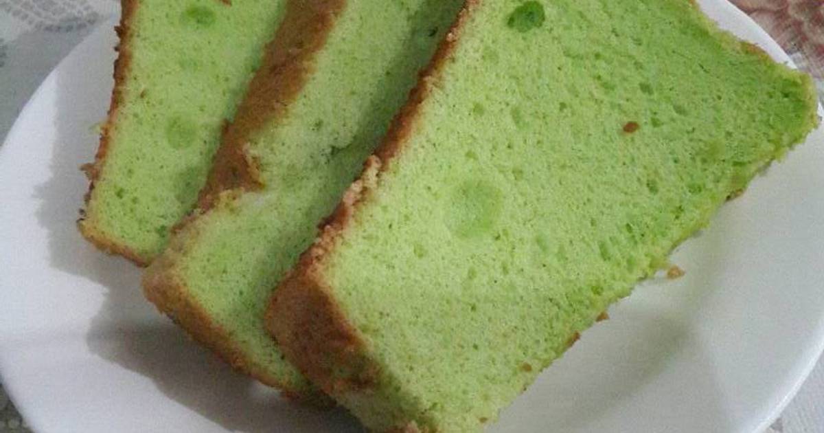 Resep pandan chiffon cake
