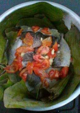 Ikan lebam kukus asam pedas