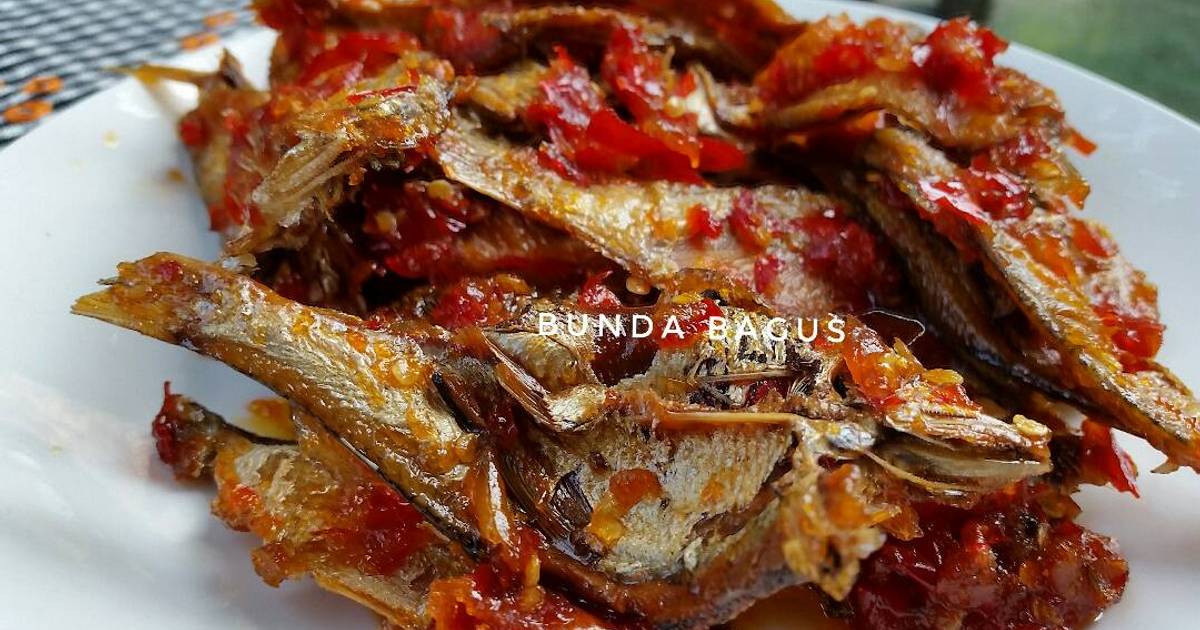 Resep Balado Teri  pr recookmasakanpedas oleh Bunda Bagus 