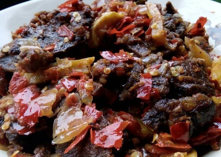 Resep Dendeng Batokok a.k.a Dendeng Balado ala RM Padang 