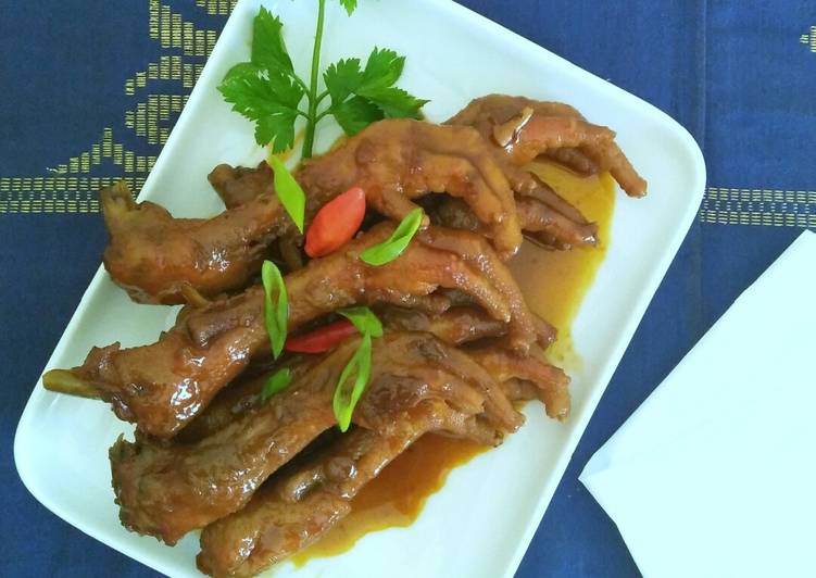 Resep Ceker Pedas Manis Dari Wilda Wily