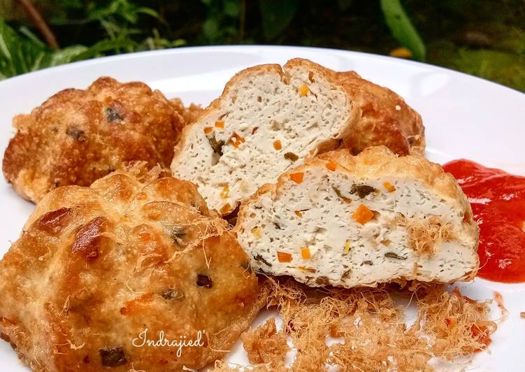 cara membuat Tahu Kukus Goreng Telur