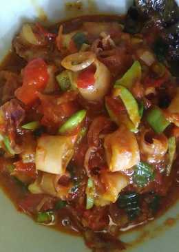 Cumi sambal pete