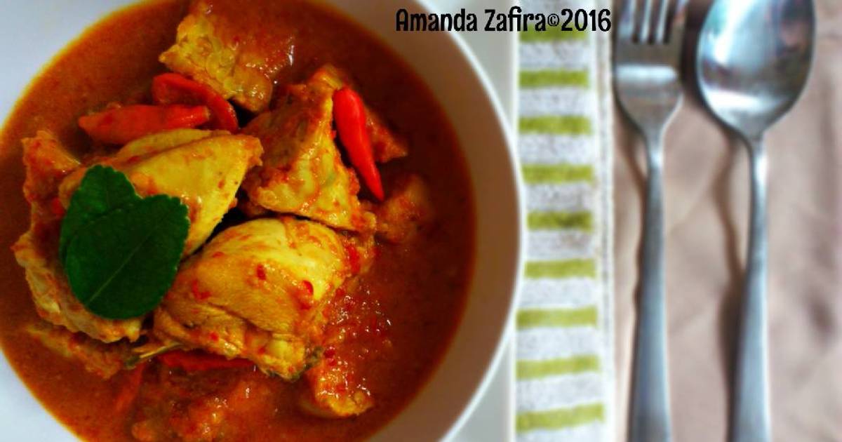 Resep Kare Ayam Pedas ala Amanda Zafira