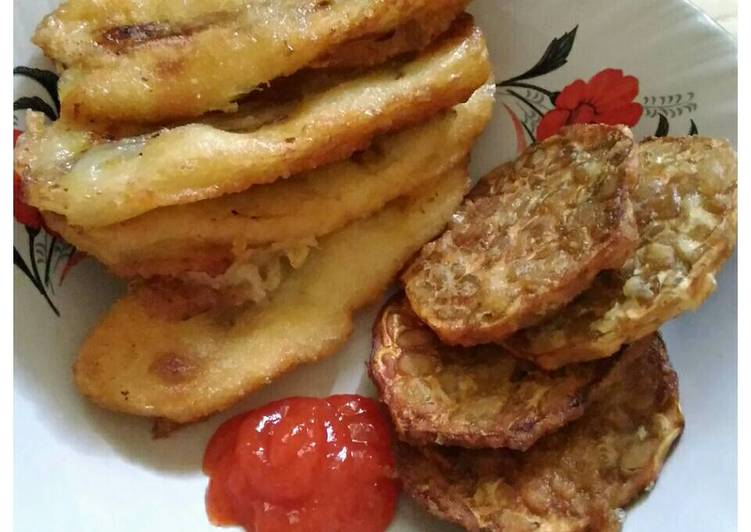 resep Tempe dan pisang goreng