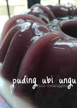 Puding ubi ungu