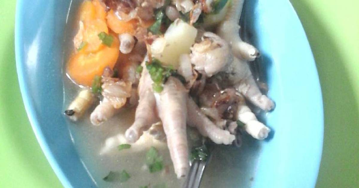 Resep Sup Ceker Ayam dgn kayu manis ala ummi abarr