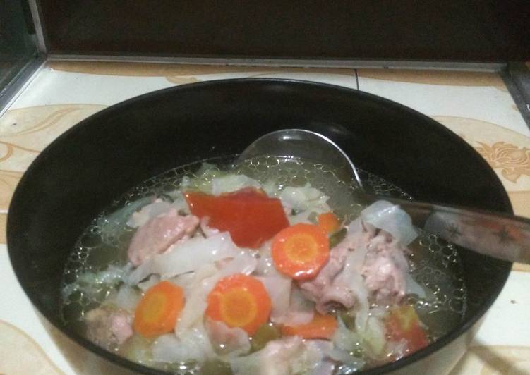 resep Sop ayam simple