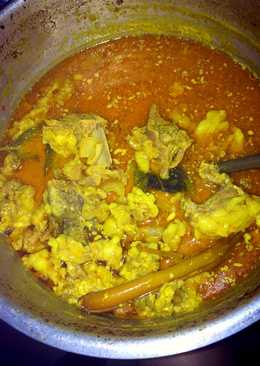 Gulai tetelan, tulang iga sapi & kikil