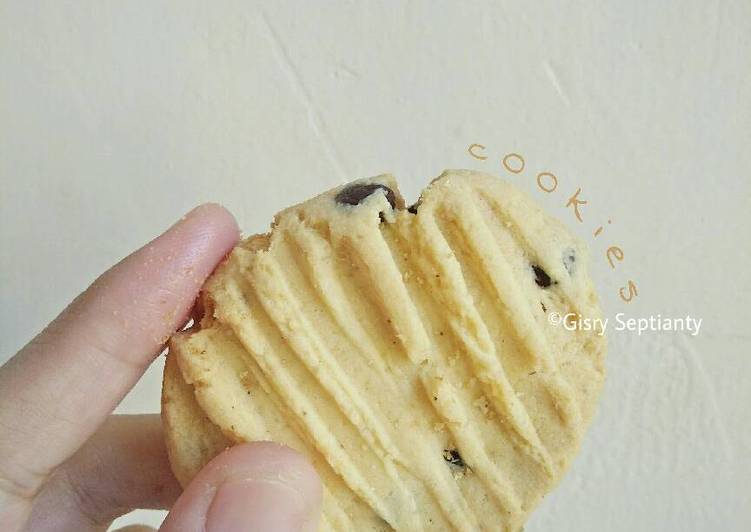 resep makanan Vanila Chocochip Cookies Gluten Free (ladang lima)