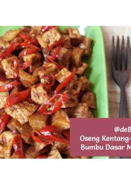 251. Oseng Kentang-Tahu Bumbu Dasar Merah